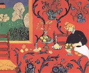 Henri Matisse Harmony in Red-The Red Dining Table (mk35) oil painting picture wholesale